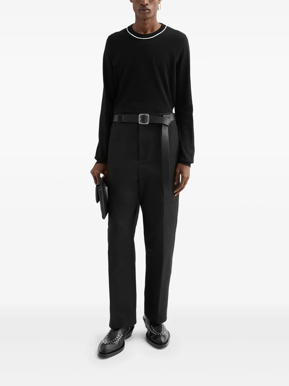 Jil Sander byxor i bomull | Raka byxor | Image 2
