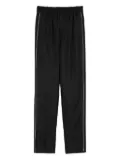 Jil Sander piped-trim trousers - Black
