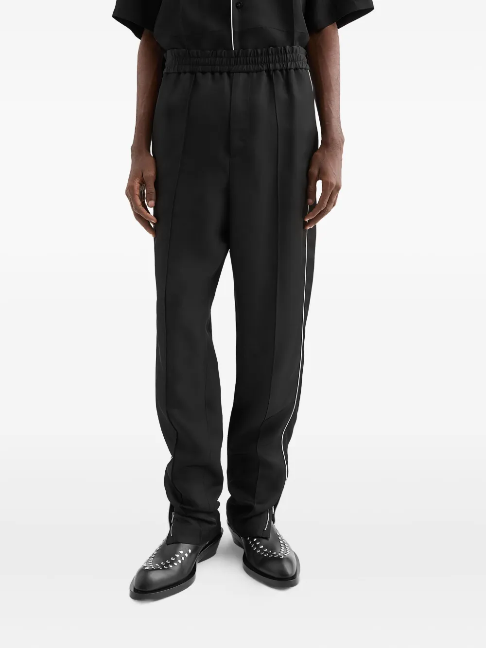 Jil Sander Broek met afwerking Zwart