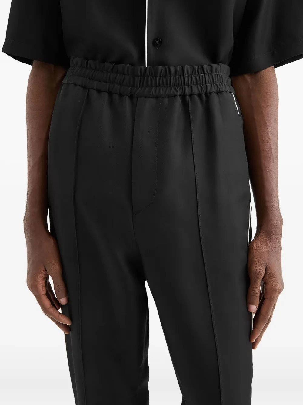 Jil Sander Broek met afwerking Zwart