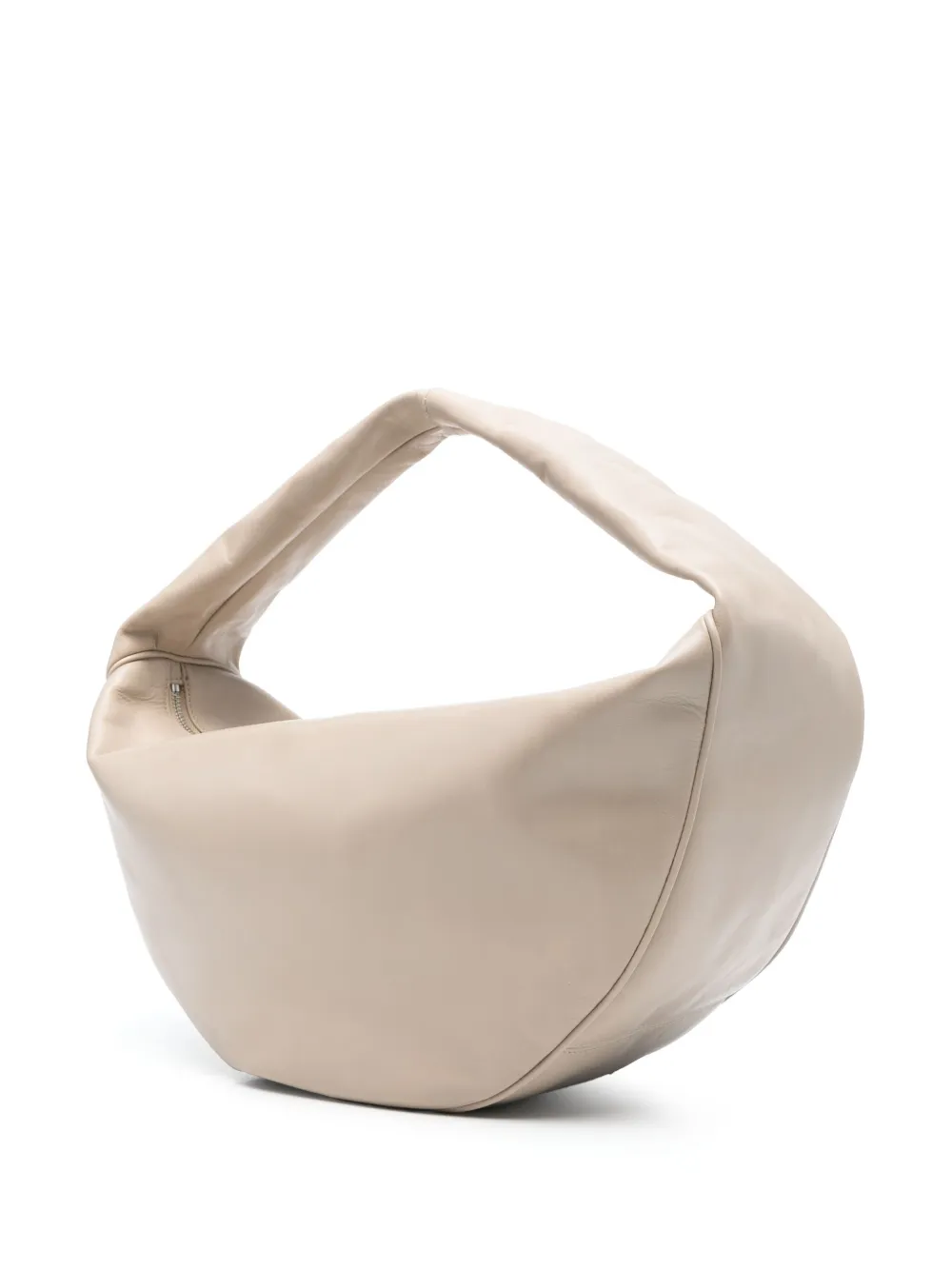 BY FAR Grote Cush Dryland schoudertas Beige