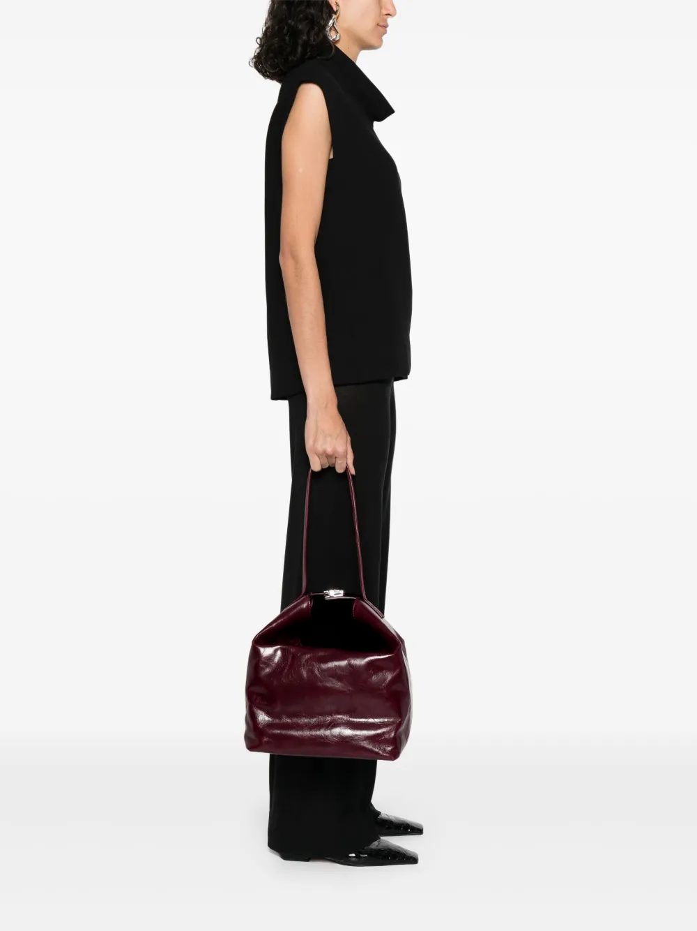 BY FAR large Bea shoulder bag - Rood