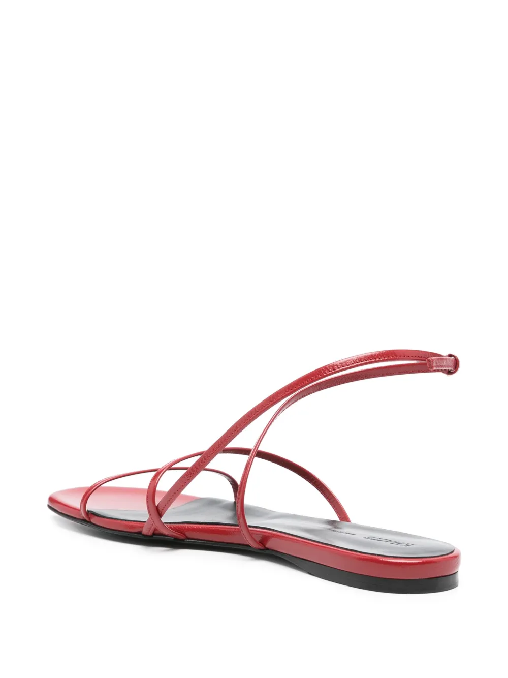 KHAITE Loop sandalen Rood