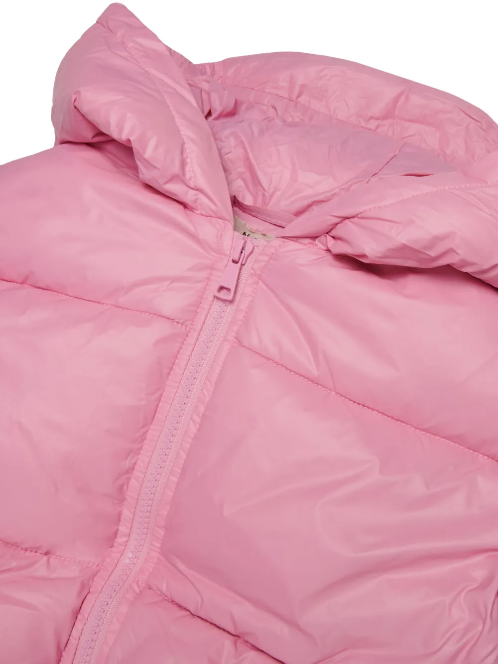 N°21 Quilted Logo-embroidered Puffer Jacket In Pink