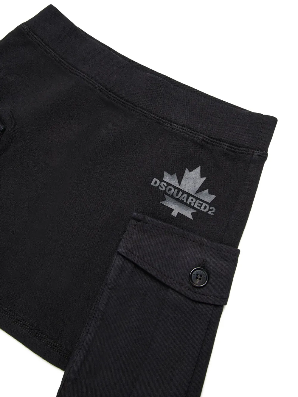 DSQUARED2 KIDS Katoenen mini-rok Zwart