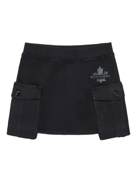 DSQUARED2 KIDS cotton mini skirt 