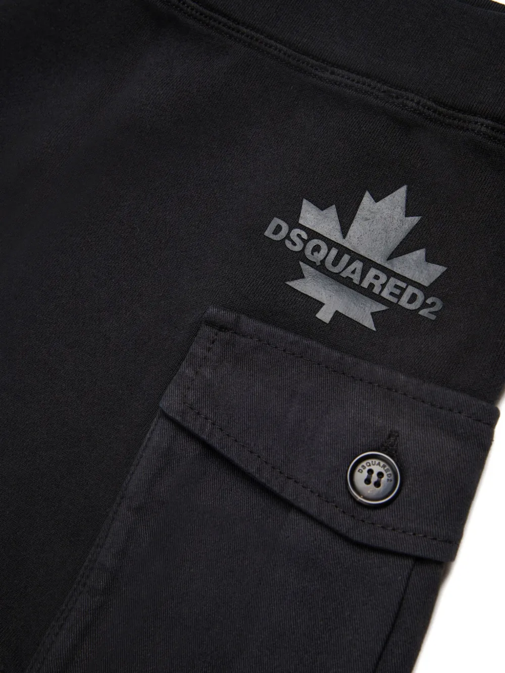 DSQUARED2 KIDS Katoenen mini-rok Zwart