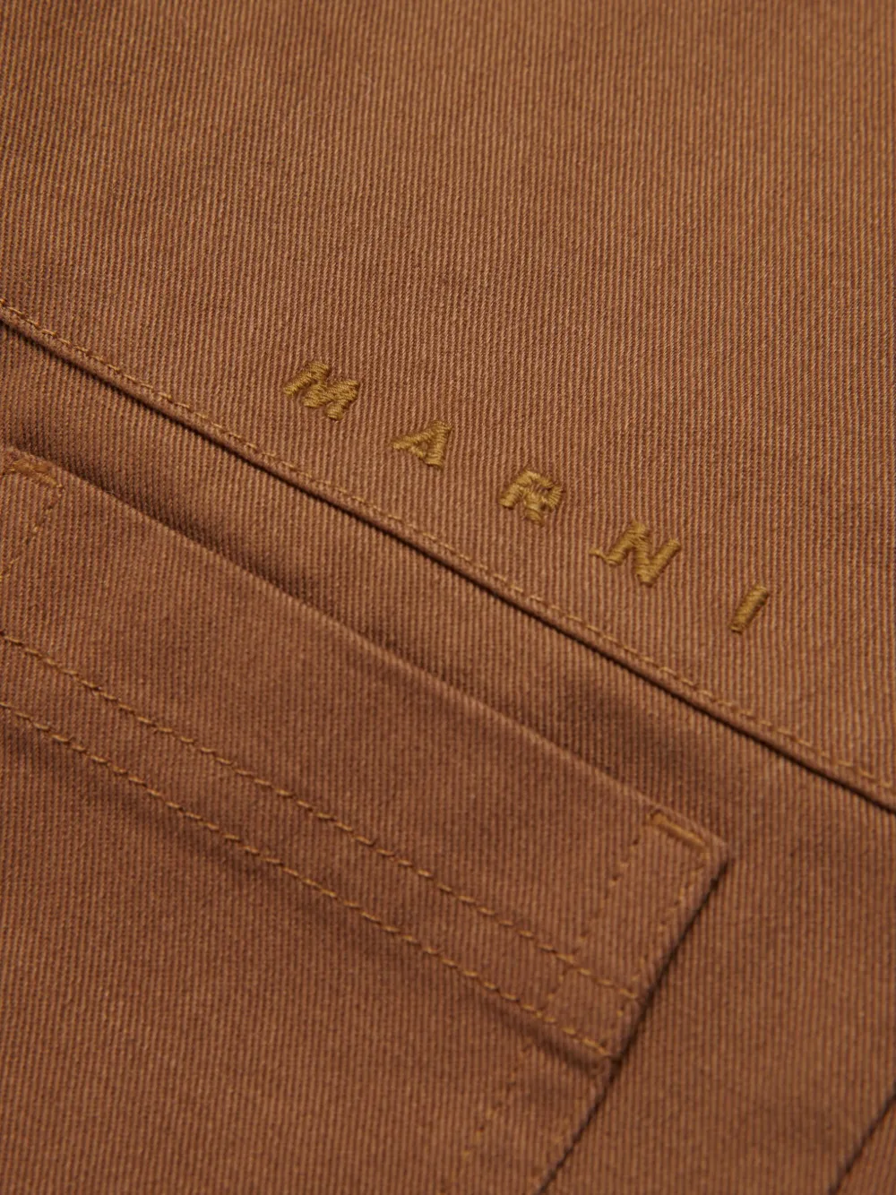 Marni Kids Katoenen broek Bruin