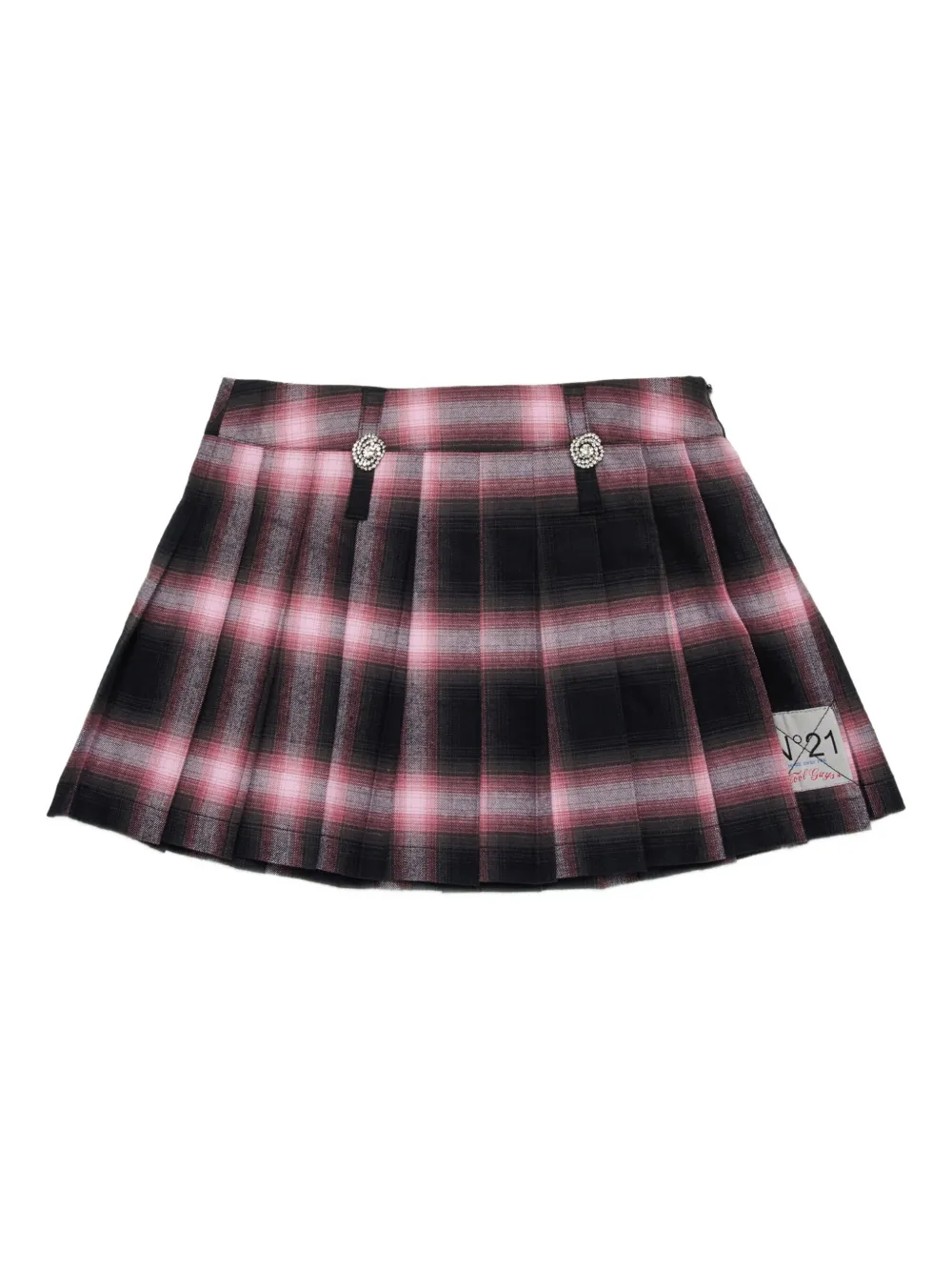 Nº21 Kids Plooirok Zwart