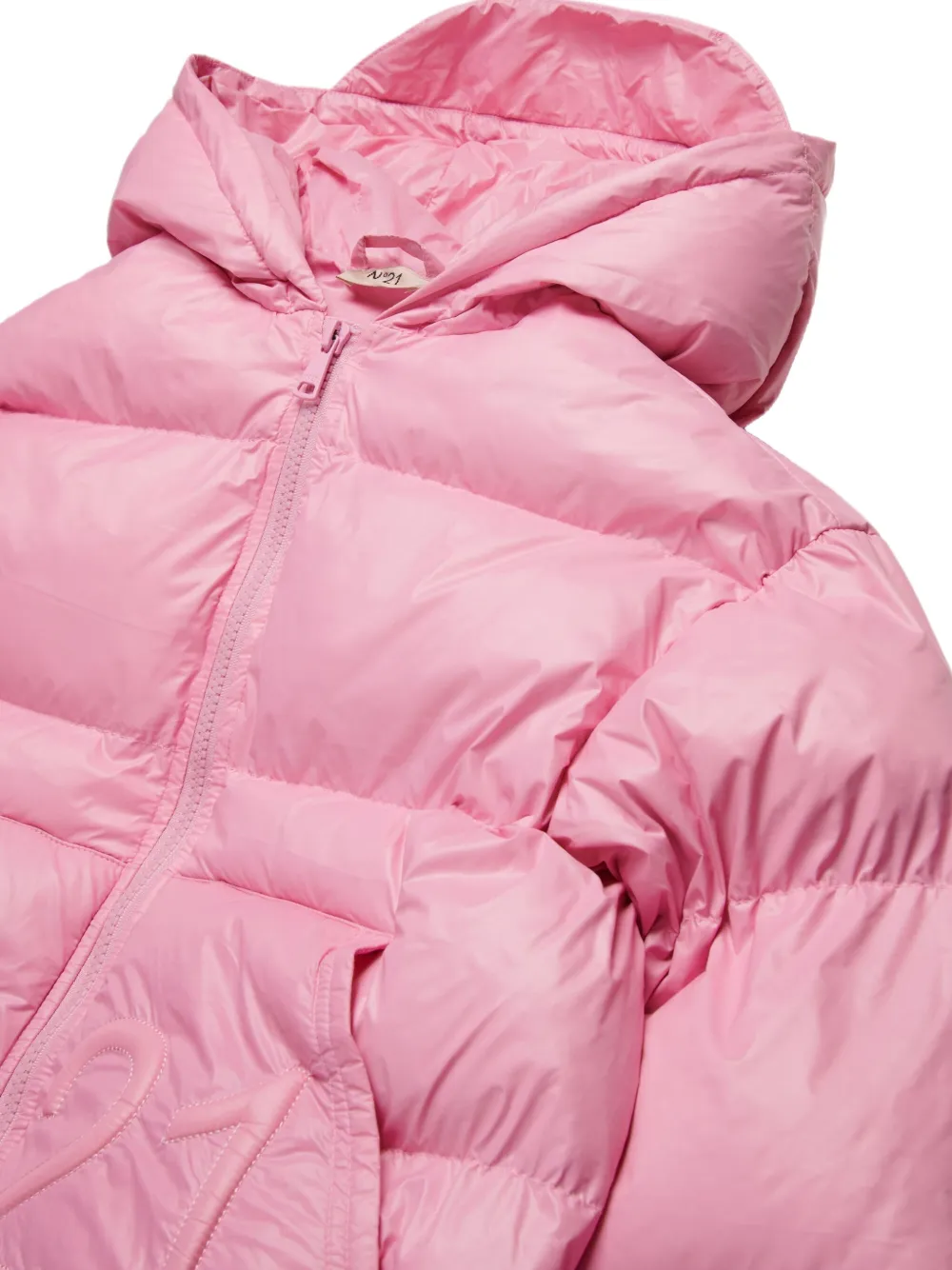  Nº21 Kids Logo-embossed Jacket - Pink 