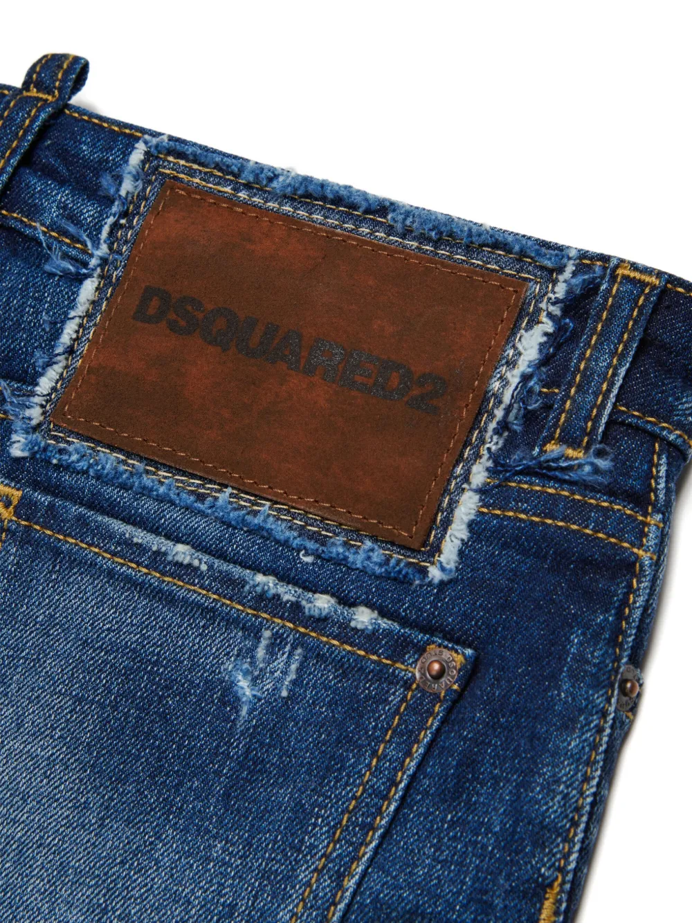 DSQUARED2 KIDS Katoenen mini-rok Blauw