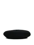 Marni Kids logo-embroidered beret - Black