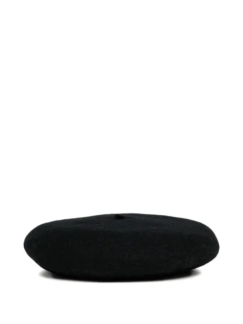 Marni Kids logo-embroidered beret 