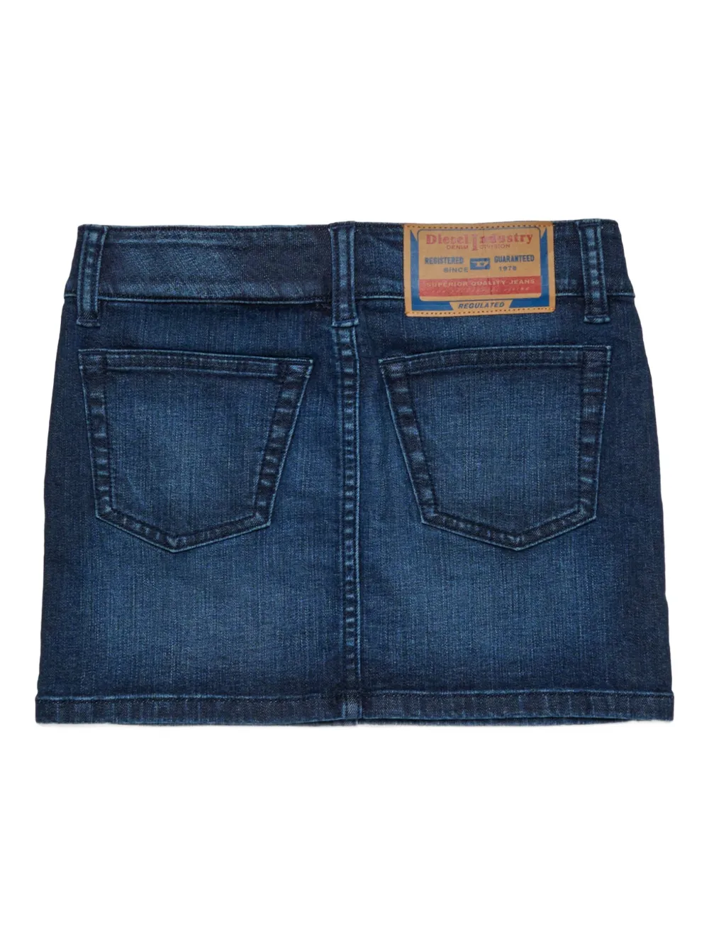 Diesel Kids Katoenen mini-rok Blauw