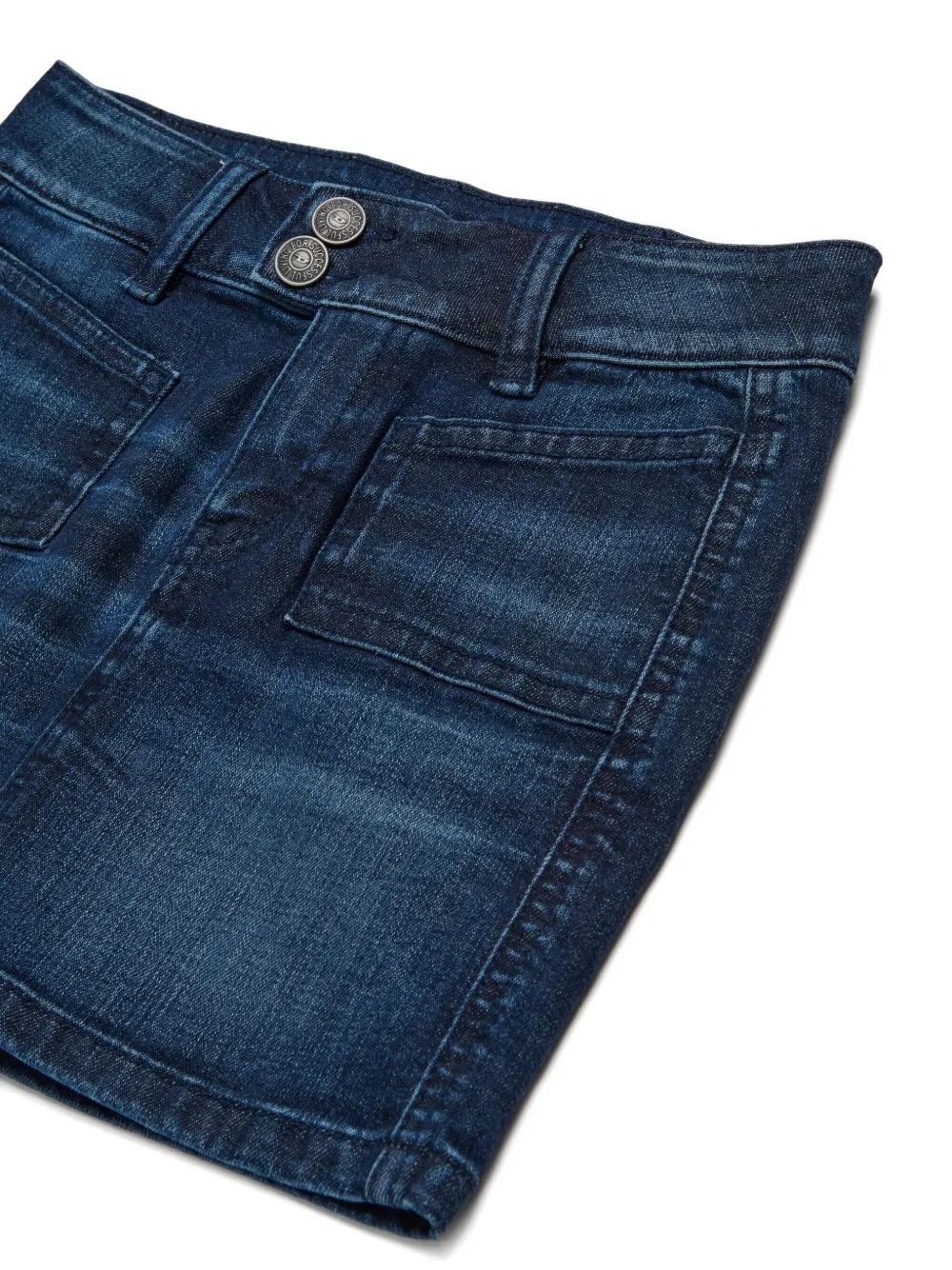 Diesel Kids Katoenen mini-rok Blauw