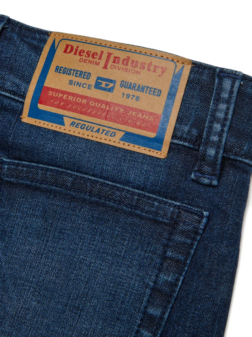 Diesel Kids Katoenen mini-rok Blauw