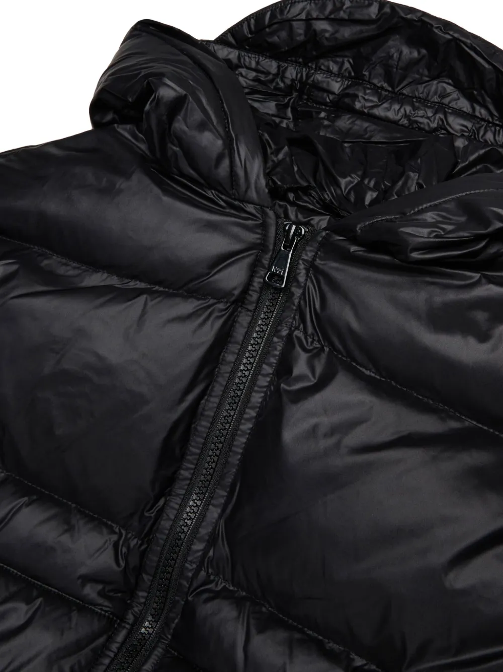  Nº21 Kids Logo-embroidery Quilted Jacket - Black 