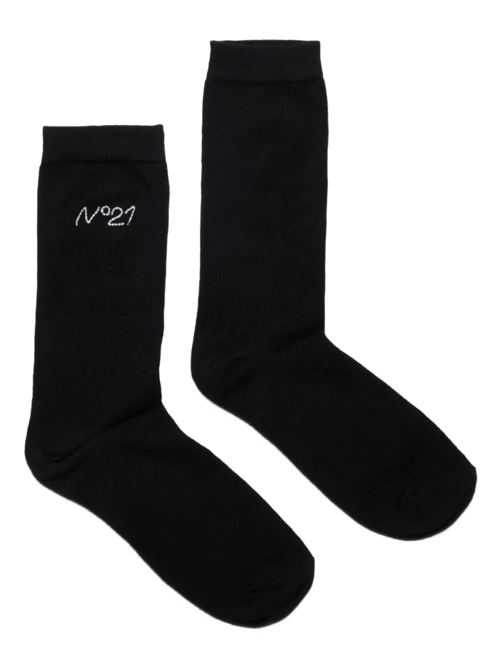 Nº21 Kids calcetines tejido en intarsia | negro | Image 1