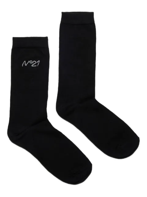 Nº21 Kids intarsia-knit socks