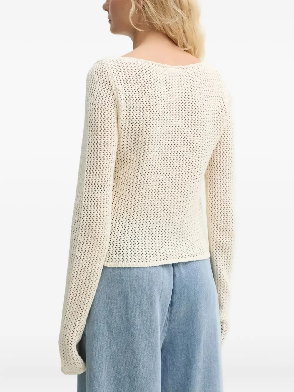 Won Hundred Carolina open-knit long-sleeve sweater | Knitted Sweaters | Image 2