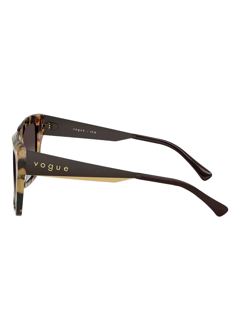 Vogue Eyewear Zonnebril met vierkant - Geel