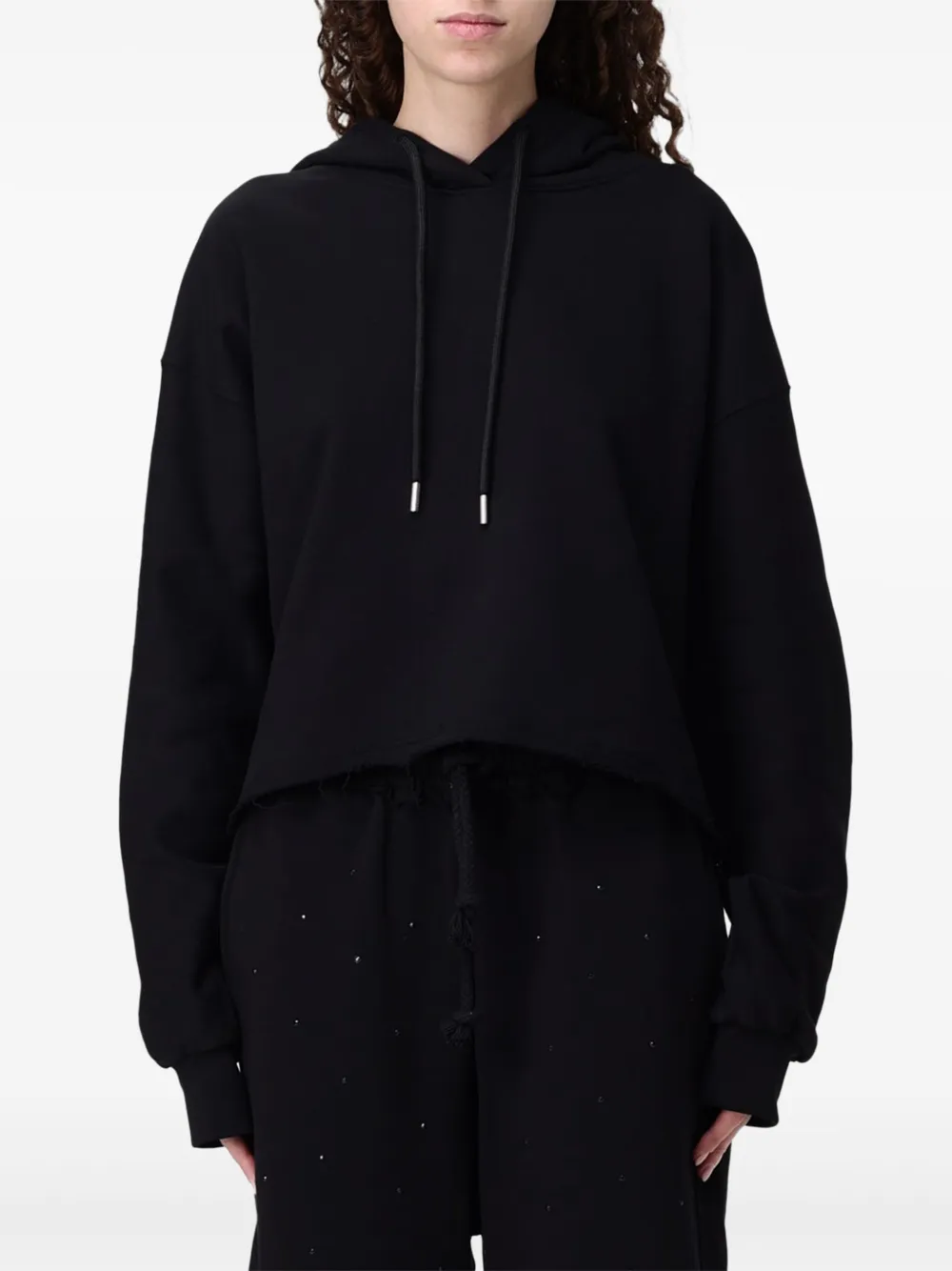 crystal-embellished hoodie