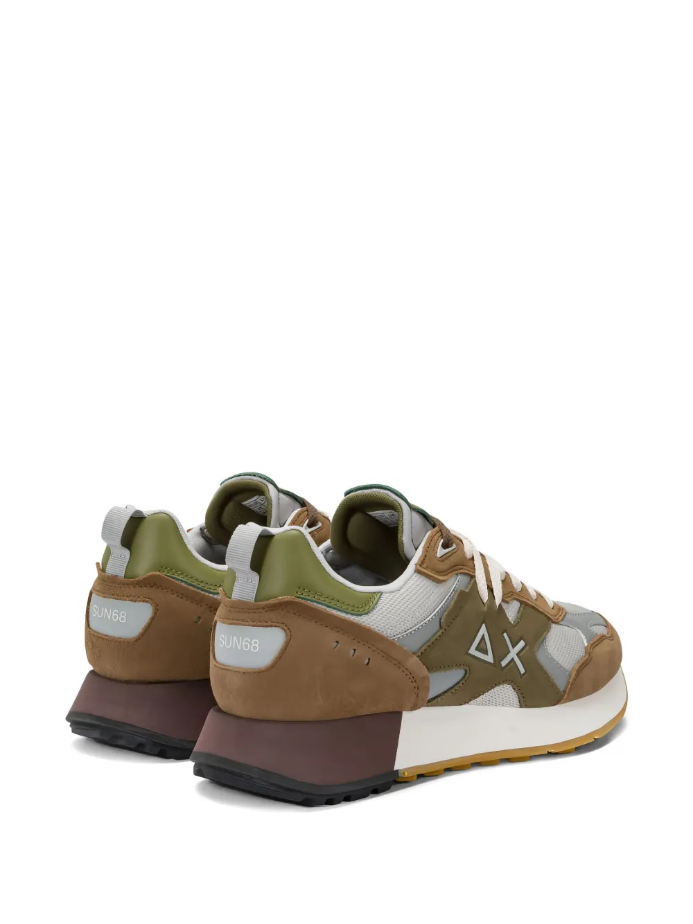 Sun68 Sneakers verfraaid met logo Bruin