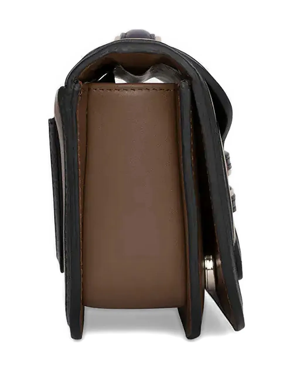 Pierre Hardy Leren clutch Bruin