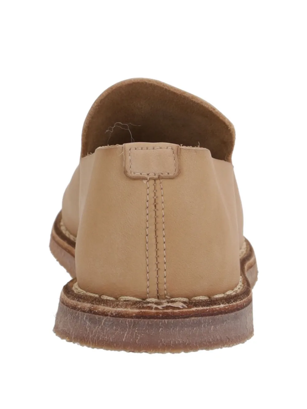 Guidi Leather Slip-on Loafers In Brown