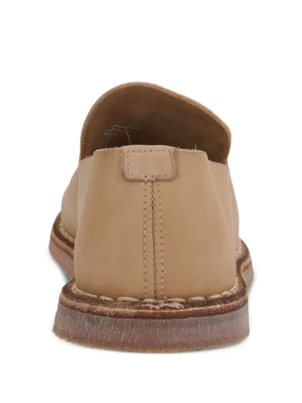 Guidi Leather slip-on Loafers | Brown | FARFETCH