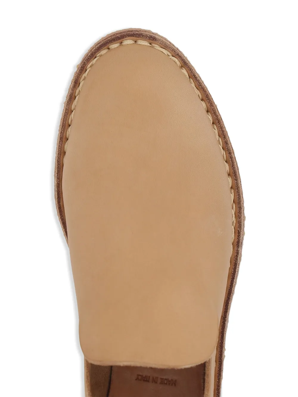Guidi leather slip-on loafers Brown
