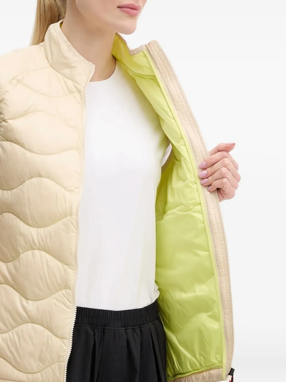 Peak Performance quilted sleeveless gilet Beige