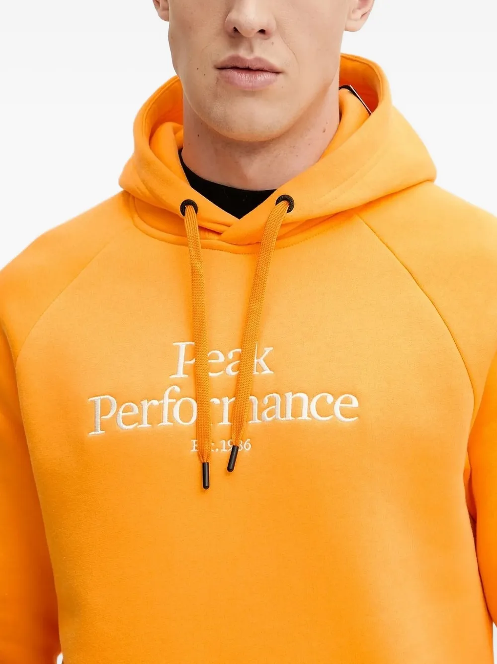 Peak Performance Sweater met geborduurd logo Oranje