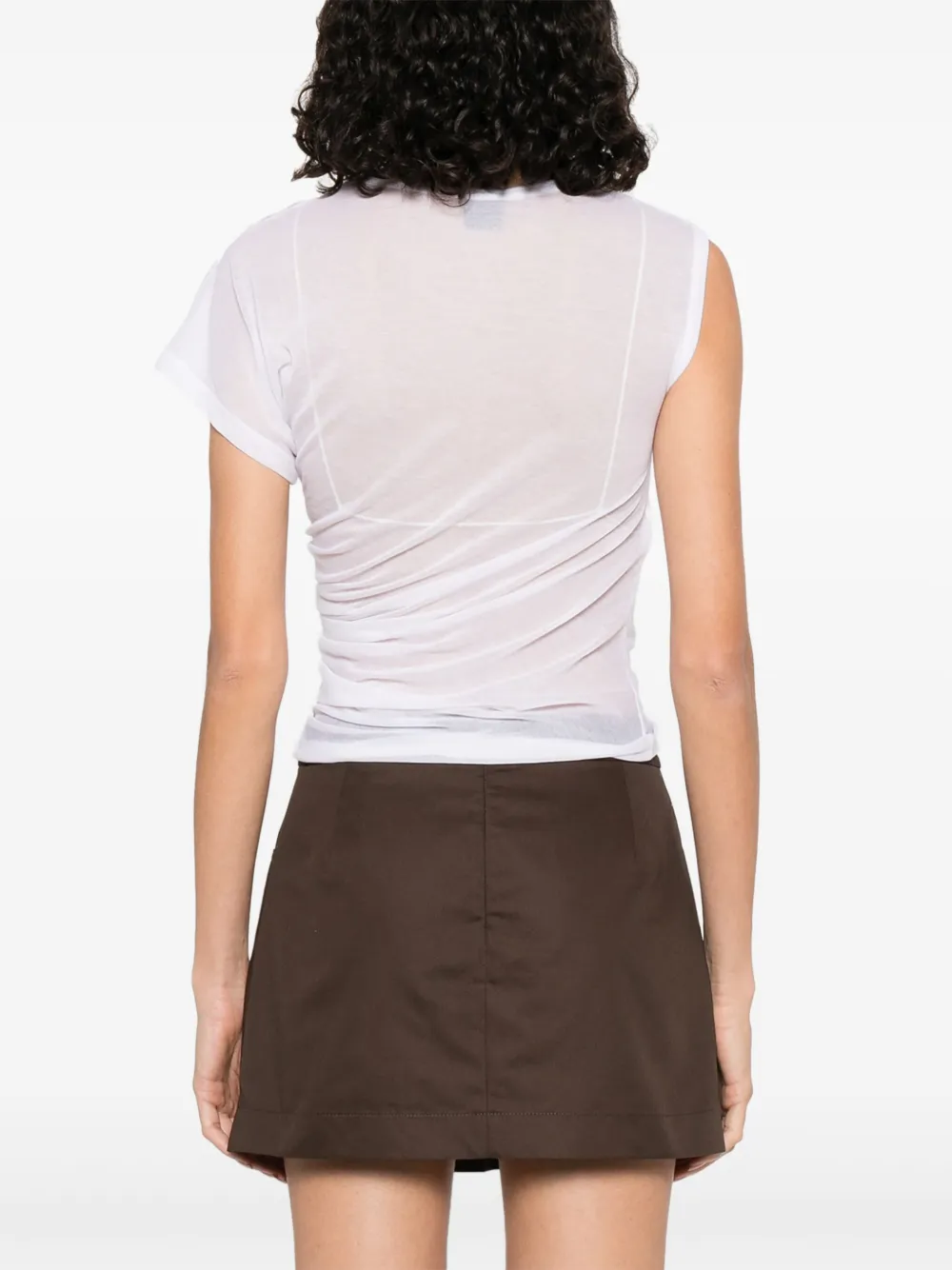 PINKO Semi-doorzichtig T-shirt Wit