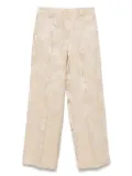 Incotex jacquard trousers - Neutrals
