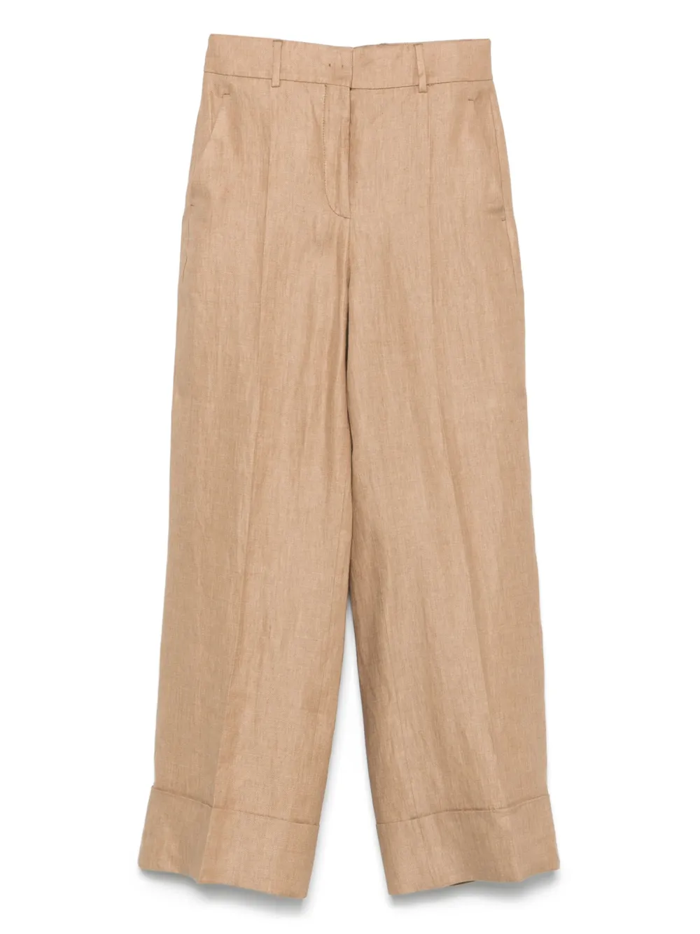 Incotex linen trousers Beige