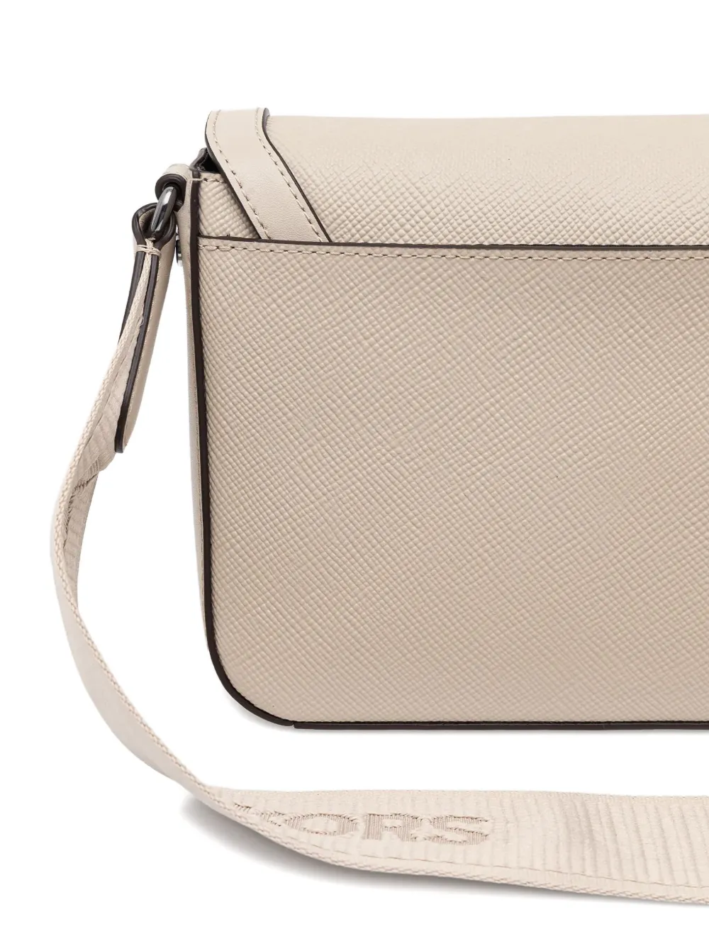 Michael Kors Schoudertas met logoplakkaat Beige