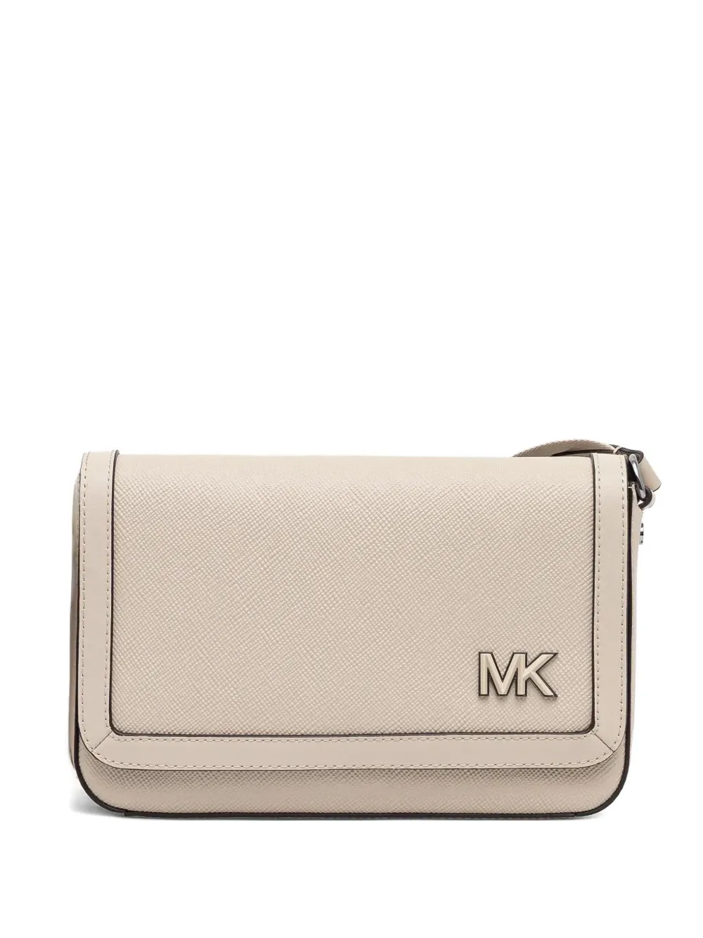 Michael Kors Schoudertas met logoplakkaat Beige