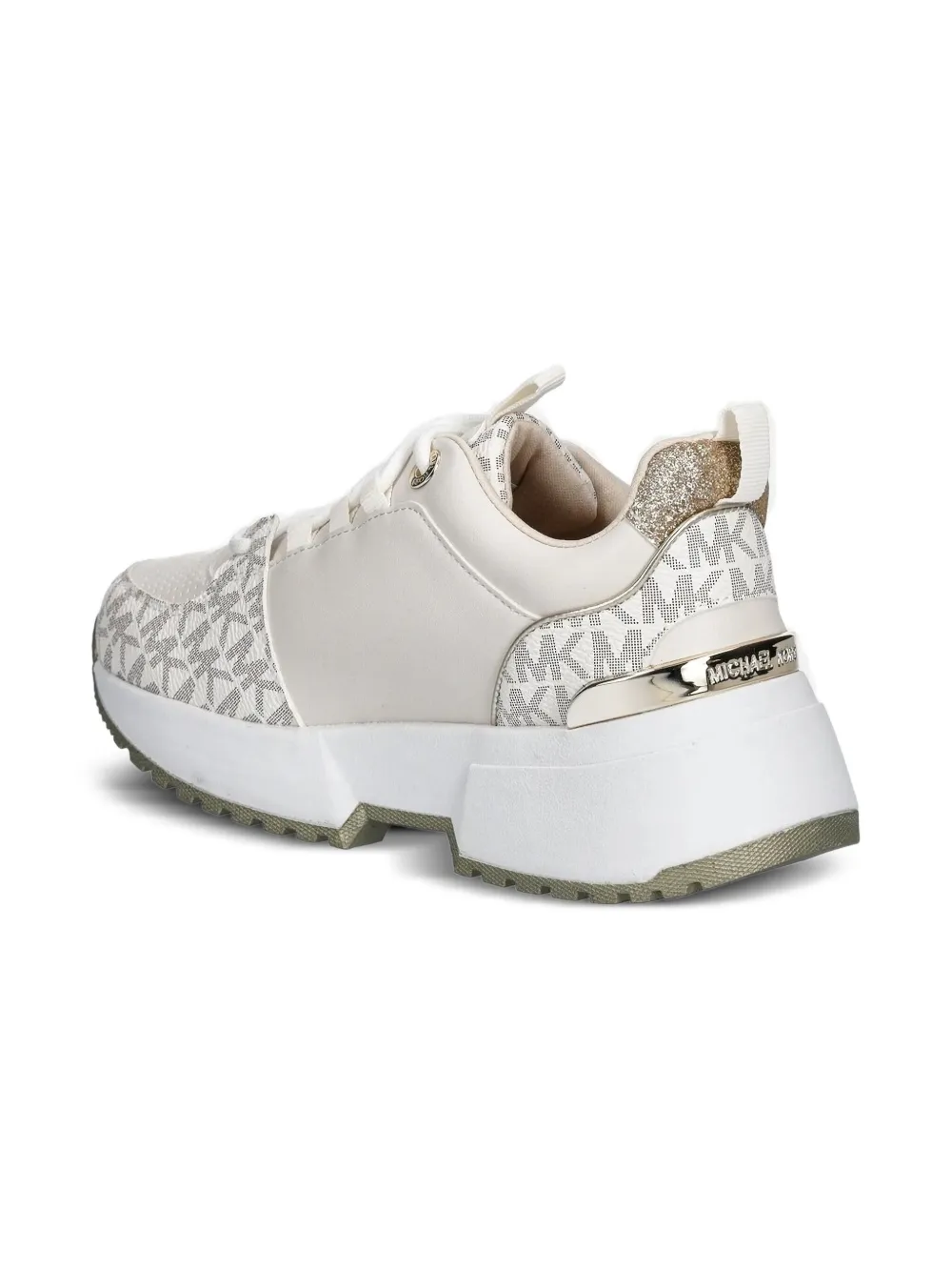 Michael Kors Kids logo-plaque platform sneakers | Girls Shoes | Image 2