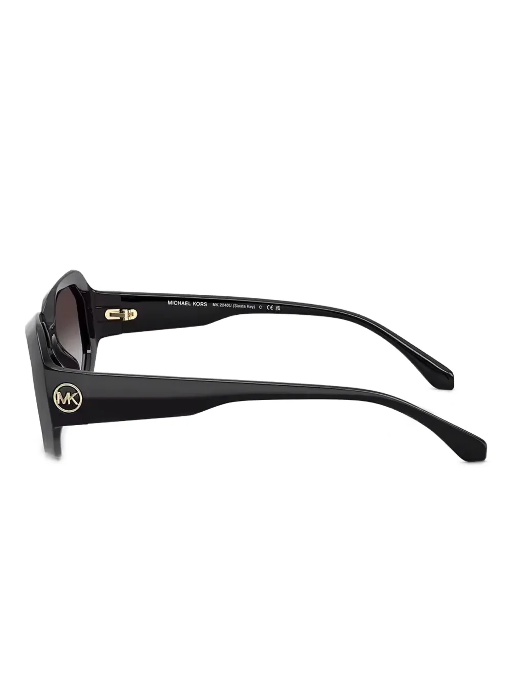 Michael Kors Zonnebril met vierkant montuur Zwart