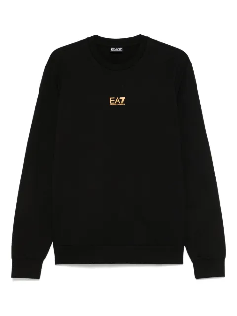 Ea7 Emporio Armani sudadera con logo estampado
