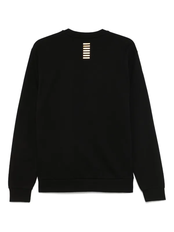 Ea7 Emporio Armani logo-print Sweatshirt | Black | FARFETCH