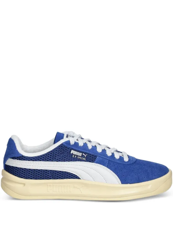 PUMA Super Team SD mesh-panel Sneakers Blue FARFETCH GR
