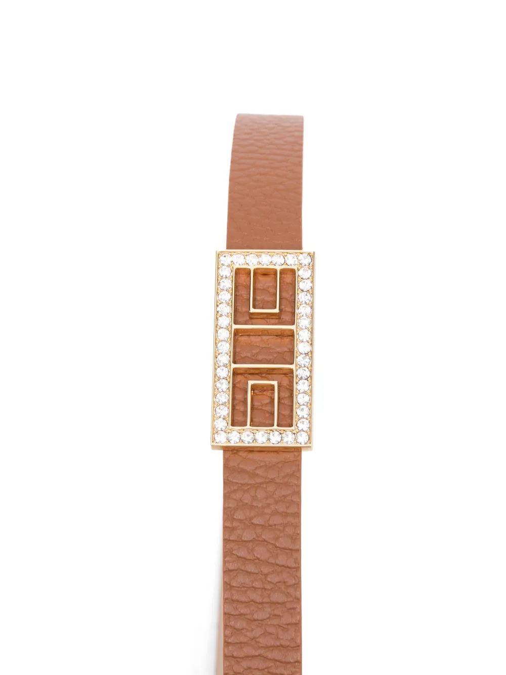 Elisabetta Franchi leather belt - Bruin