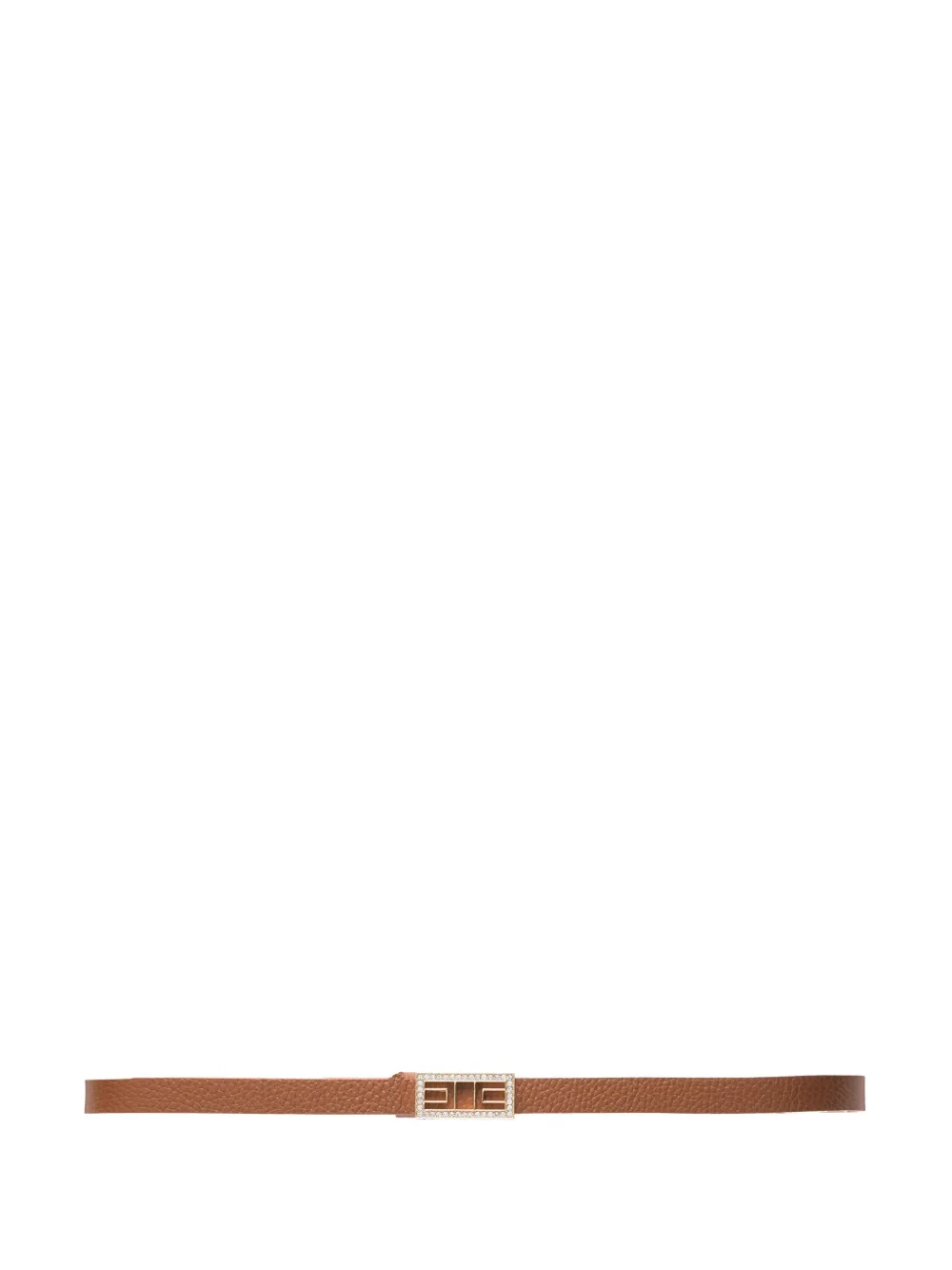 Elisabetta Franchi cinturón con hebilla | marrón | Image 1