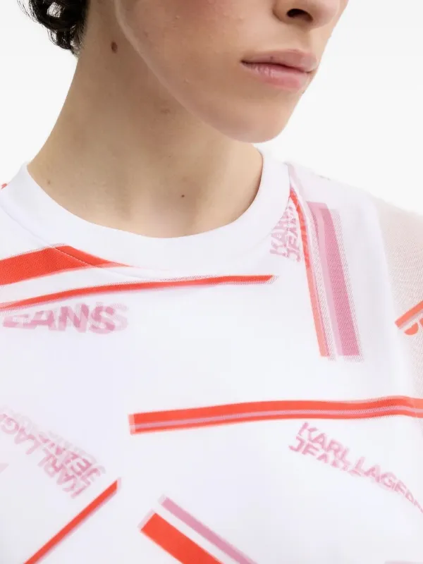 Karl Lagerfeld Jeans シアーミニドレス | ホワイト | FARFETCH JP Karl Lagerfeld Jeans シアーミニドレス | ホワイト | FARFETCH JP