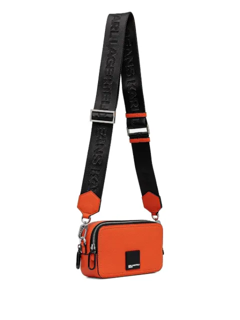 Karl Lagerfeld Jeans double-zip crossbody bag