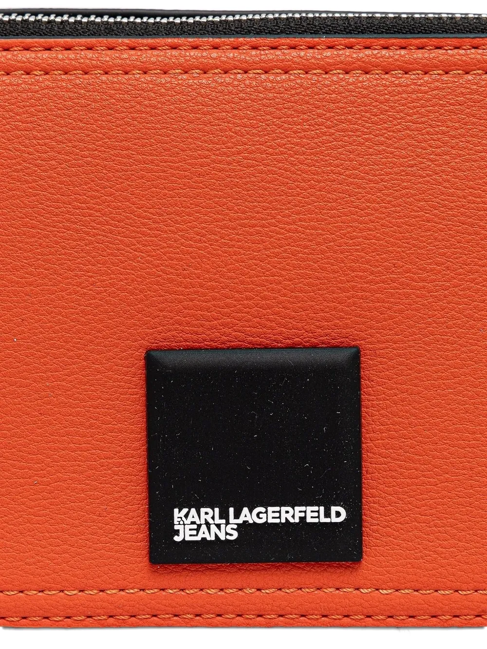 Karl Lagerfeld Jeans Crossbodytas met dubbele rits Oranje