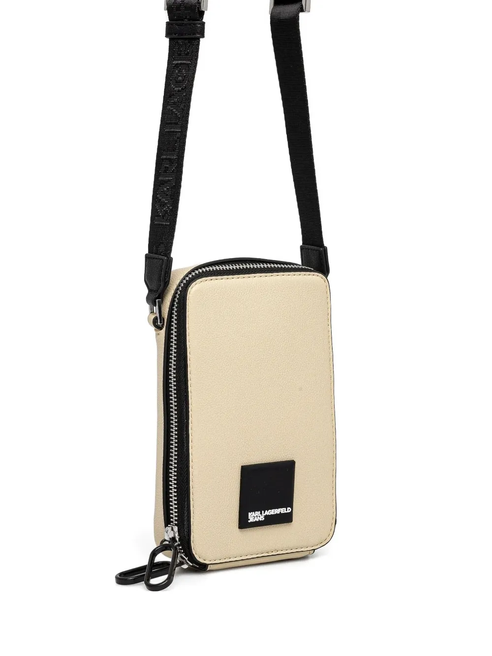 Karl Lagerfeld Jeans zip-fastening crossbody bag | Neutrals | Image 1