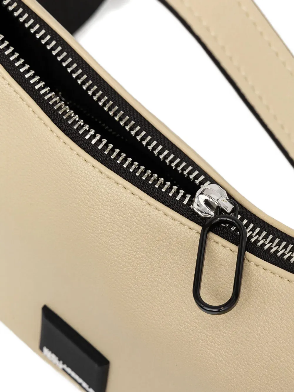 Karl Lagerfeld Jeans Leren schoudertas Beige